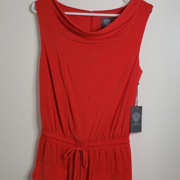Vince Camuto Sleeveless Cowl Neck Jumpsuit - Picture 2 of 5